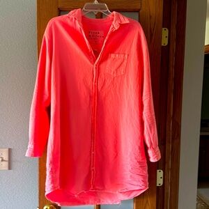 Frank and Eileen coral color dress!!